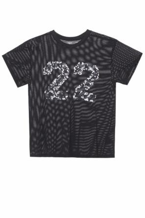 Ażurowy t-shirt z nadrukiem, zdjęcie 1 Ażurowy t-shirt z nadrukiem od Amiri